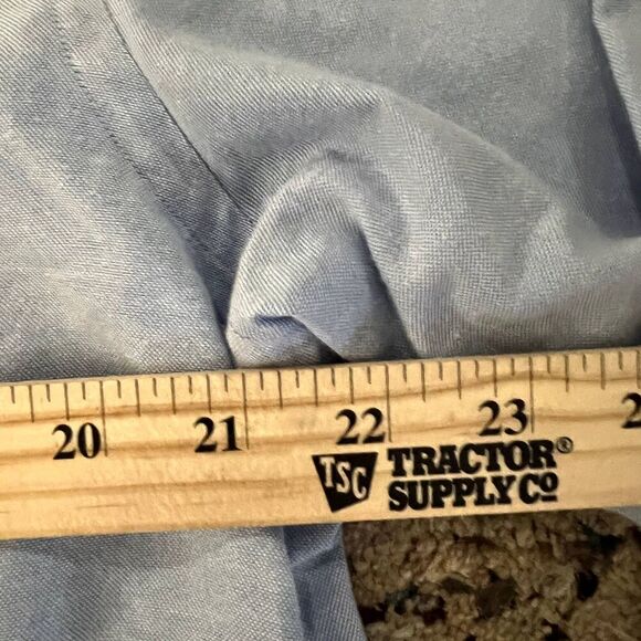 Ben Sherman Mens Blue Button Down Tailored Skinny Fit 17 1/2 34-35 - Picture 3 of 4